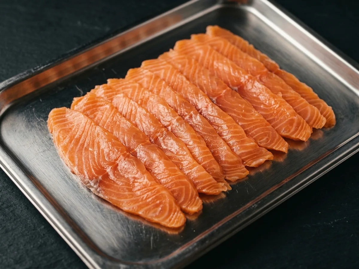 Salmon salado tipo ahumado