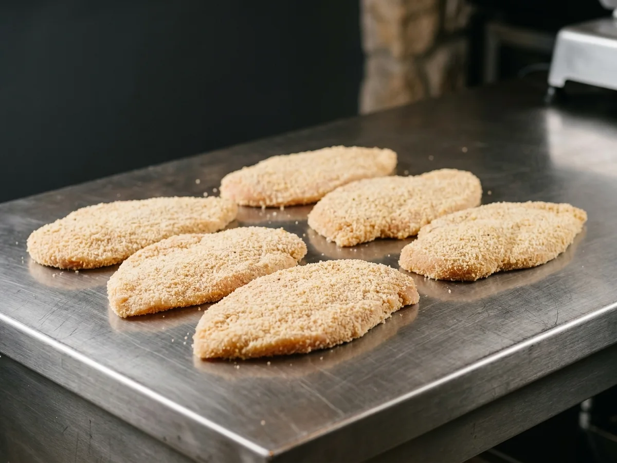 Milanesa aviste de pollo